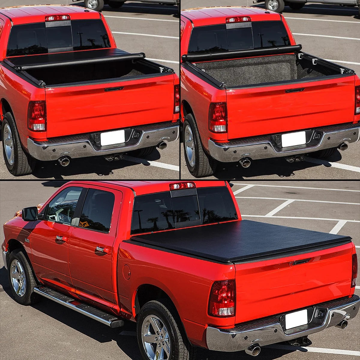 Vinyl Soft Roll-Up Tonneau Cover E659889