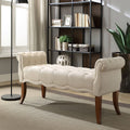 Brown Rolled Arm Bench Y7621