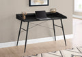 Black 48"L Computer Desk with Storage Shelves O150