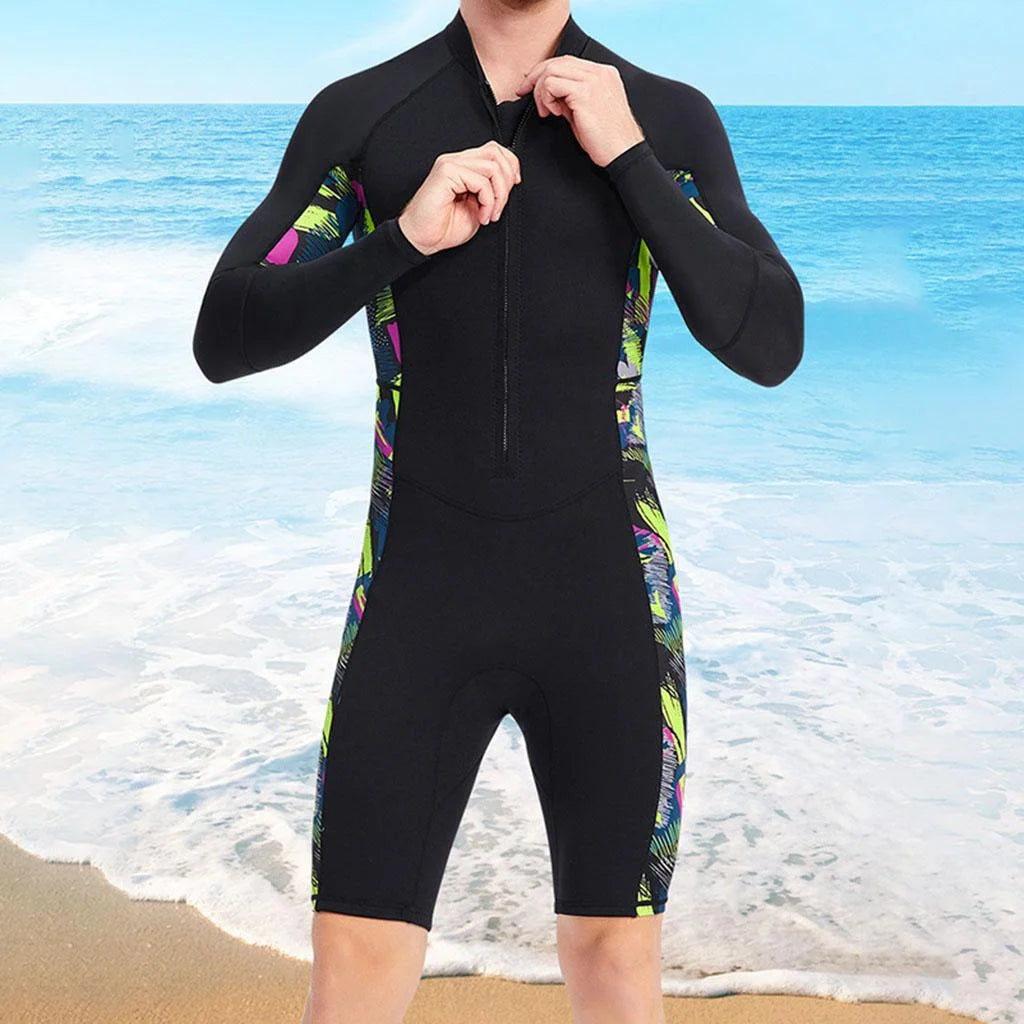 1.5mm Wetsuit Shorty Front Zip Long Sleeve P9992