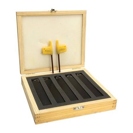5 PC 3/4 inch Carbide Insert and Turning Tooling Bit Holder Set Z3784