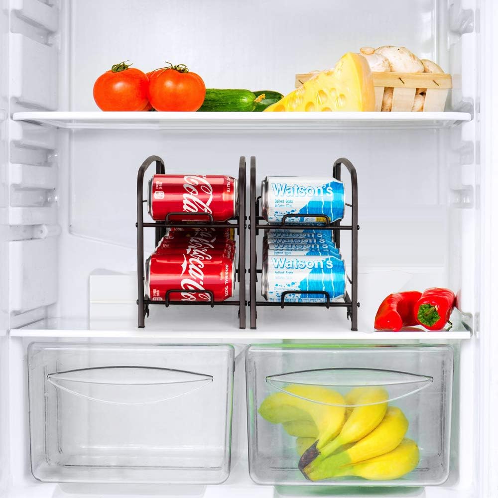 Stackable Beverage Can Dispenser Rack (2 Pack) L536