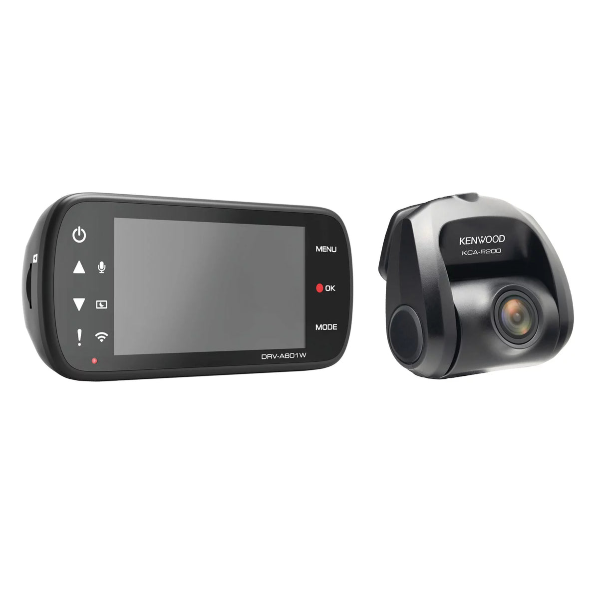 Dual-Camera Wide-Quad HD Drive Recorder with 3-Inch LCD R802