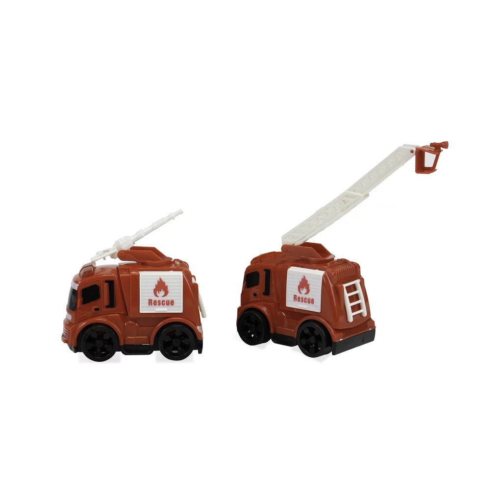 Set of 6 Friction Powered Toy Cars R7569