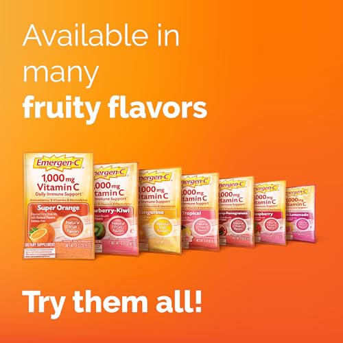 Tangerine Flavor Vitamin C Powder, 60 Count A46027
