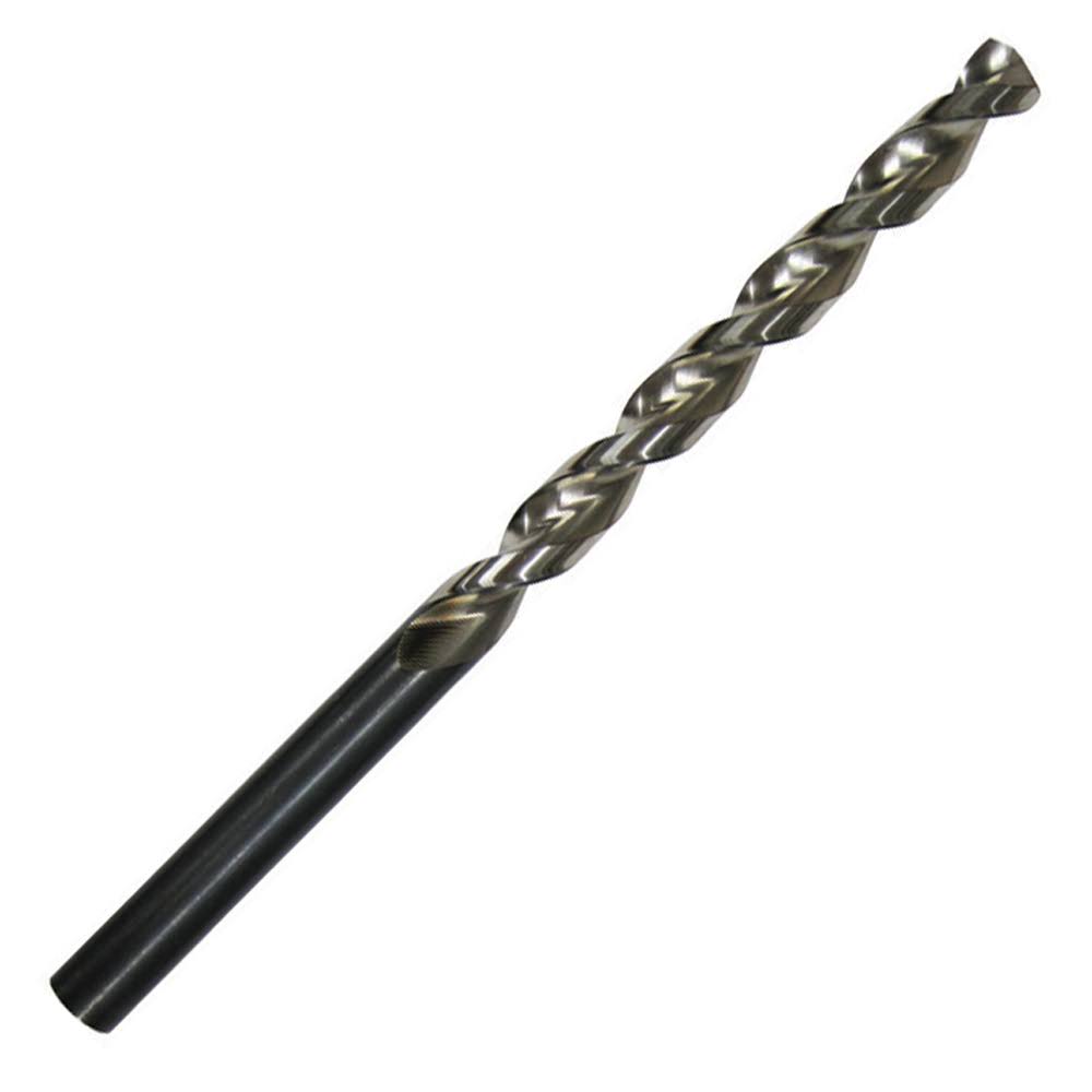 #46 High Speed Steel Taper Length Drill Bit, 2-7/32x22 Flute Length, 3-11/32x22 OAL T5177