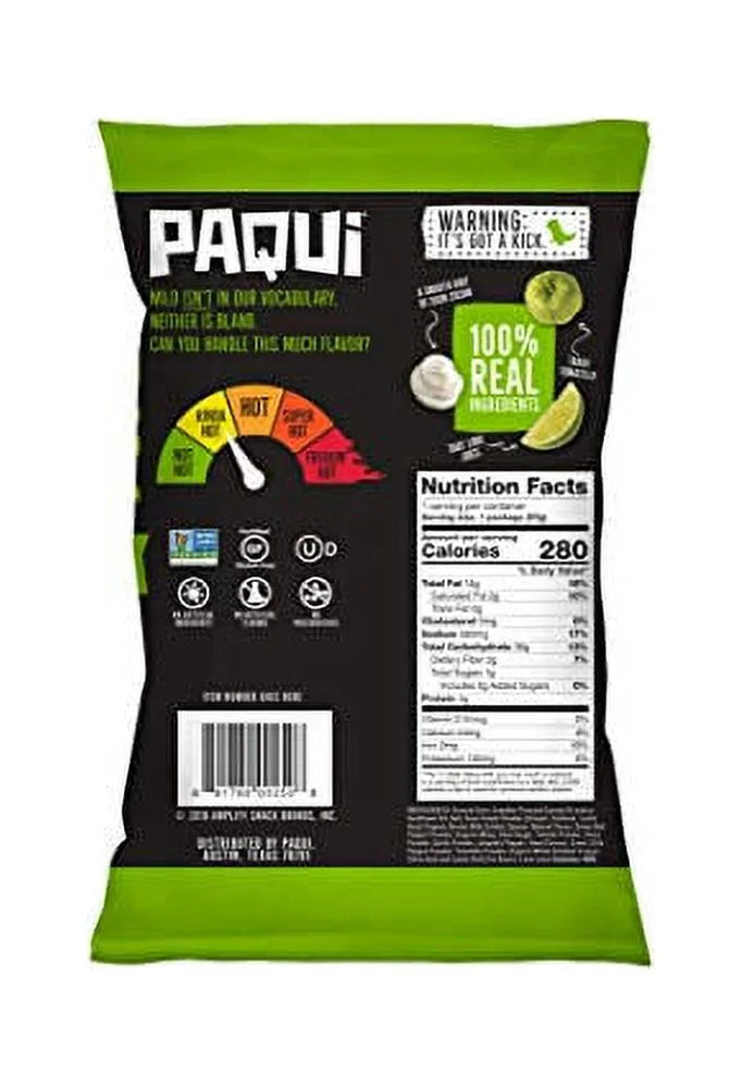 Zesty Salsa Verde Spicy Tortilla Chips, 6ct, 2oz Individual Snack Sized Bags J747851