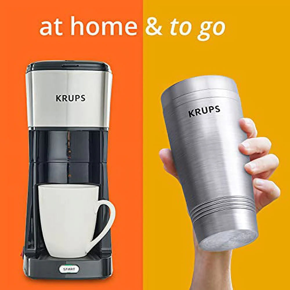 12oz Single Serve Coffee Maker with Travel Tumbler B7809