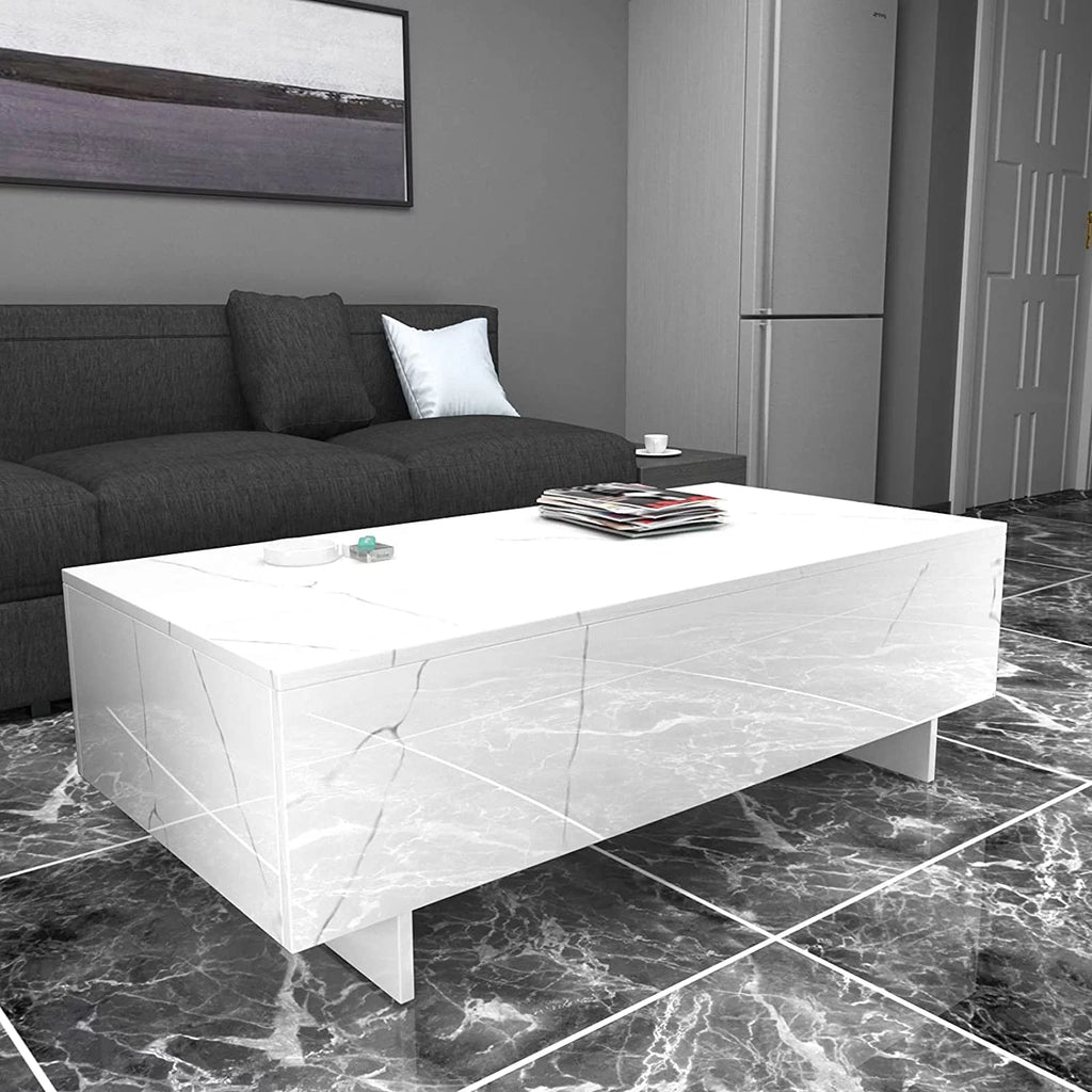White High Gloss Coffee Table E185