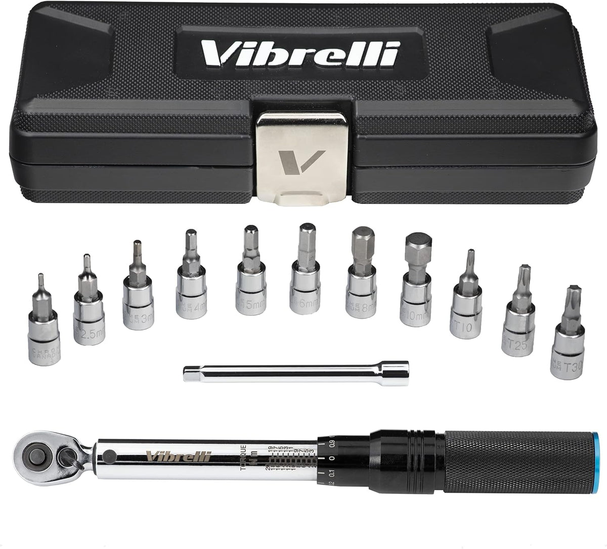 Bike Torque Wrench Set 1/4 Inch Drive 2 to 20nm C50627
