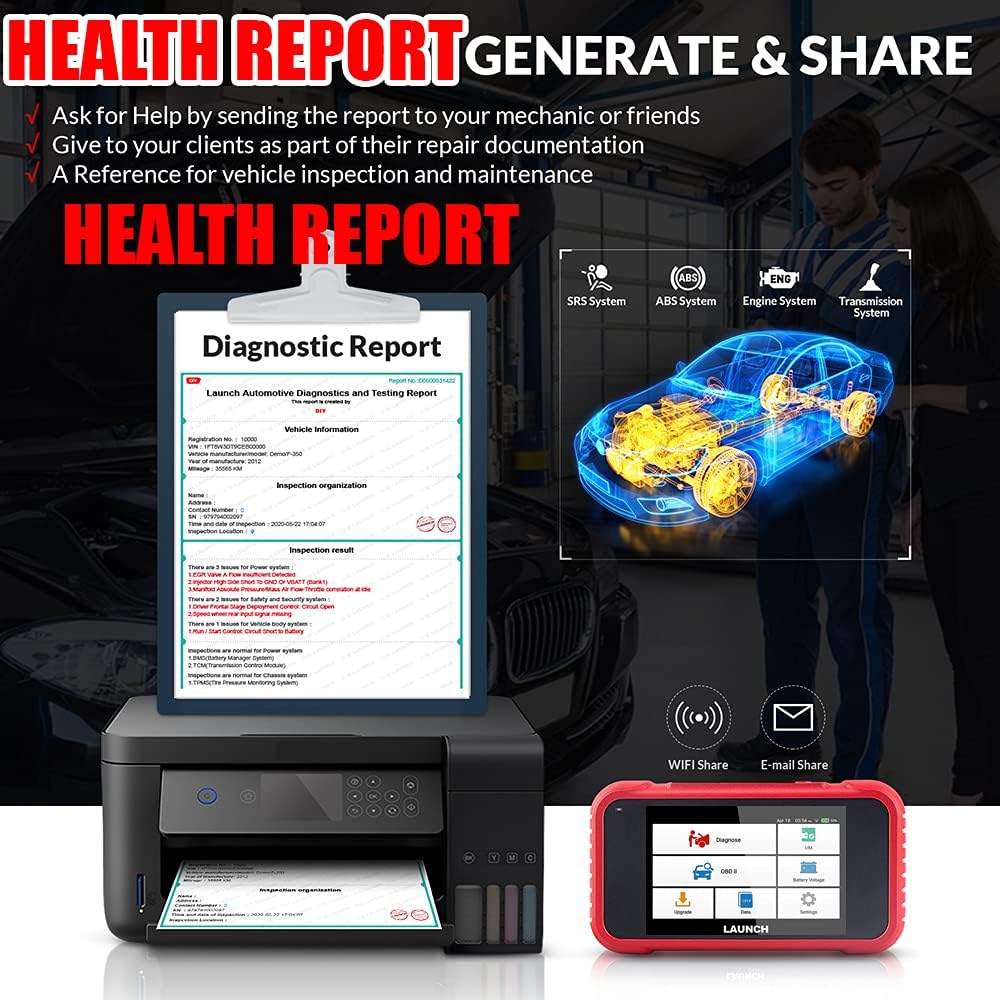 OBD2 Scanner Engine ABS SRS Transmission Diagnostic Scan Tool N939