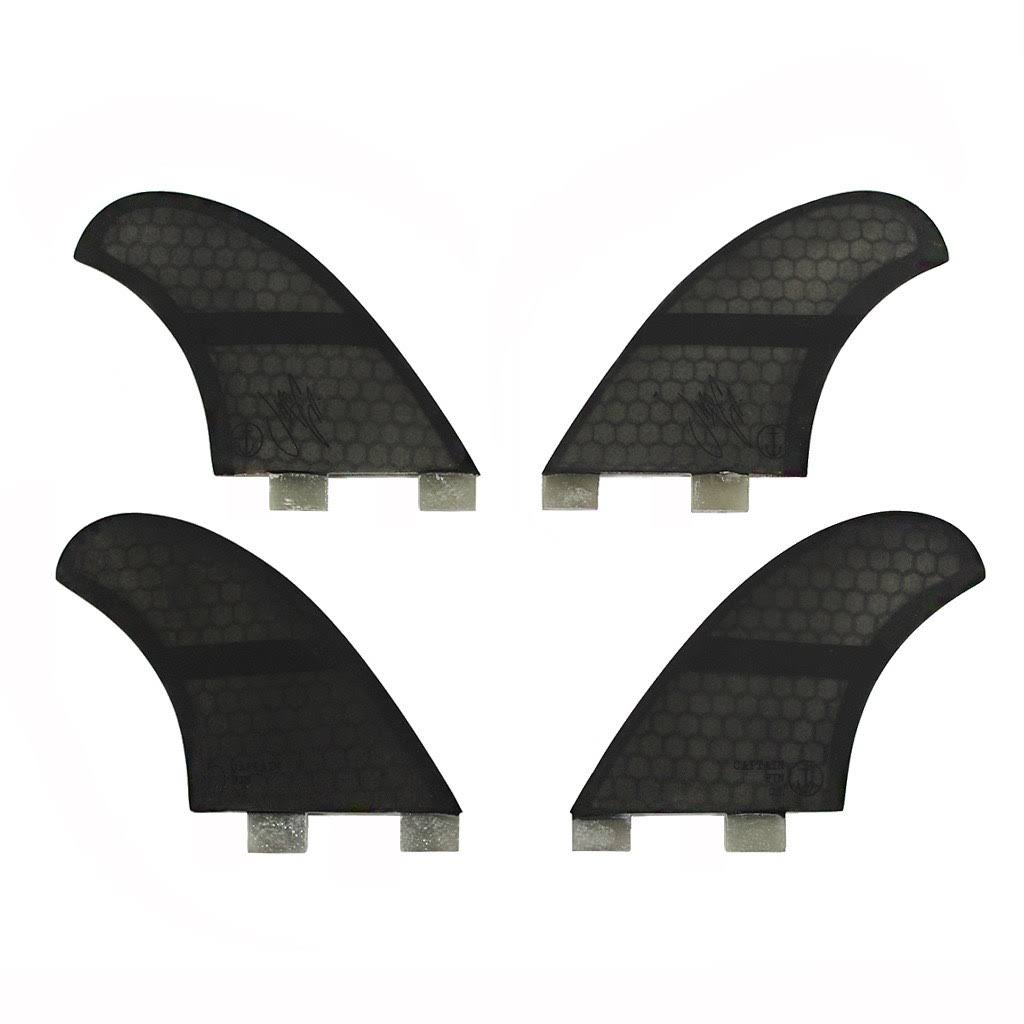 Black Twin Tab Quad Fin N67907