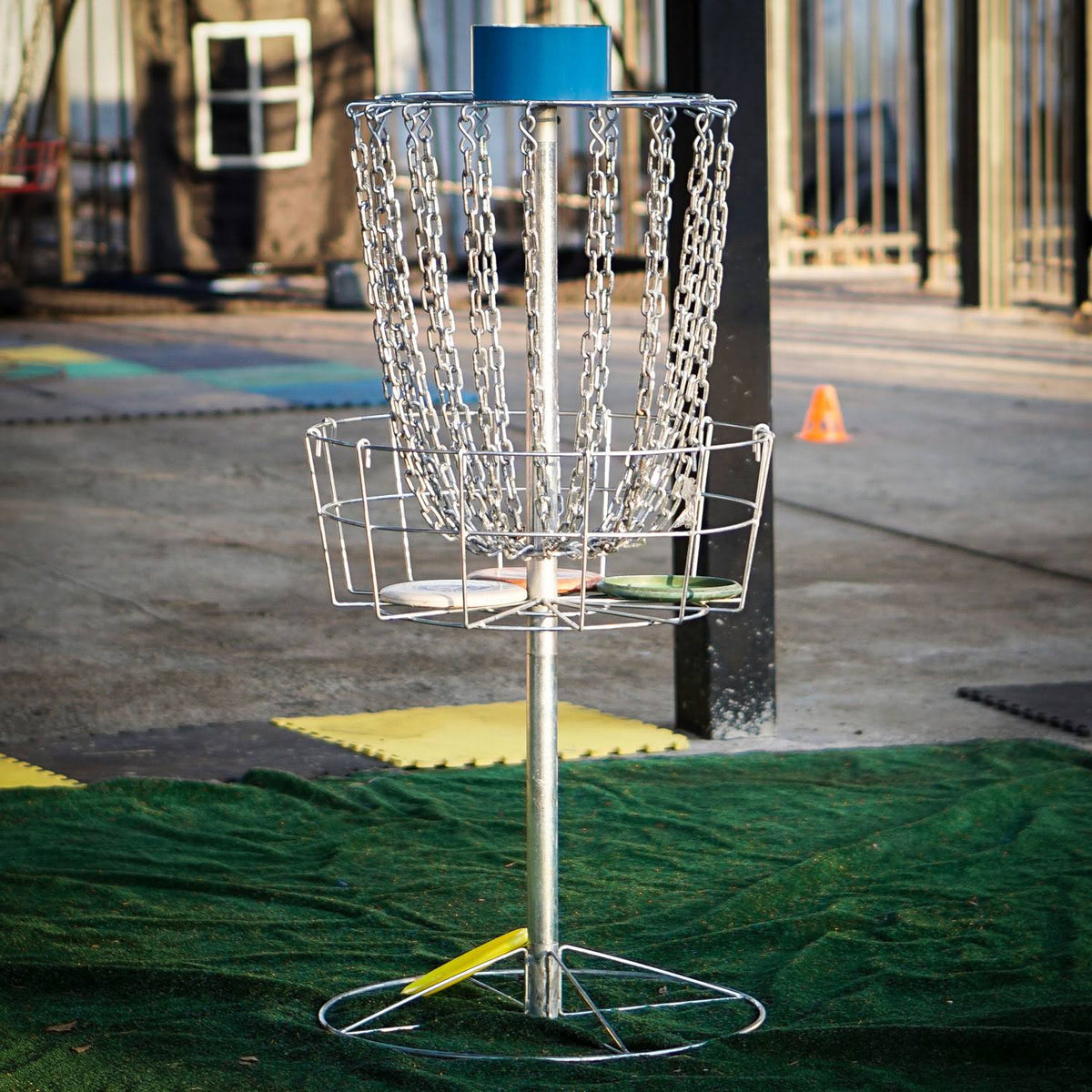 Portable Steel Disc Golf Basket V54086