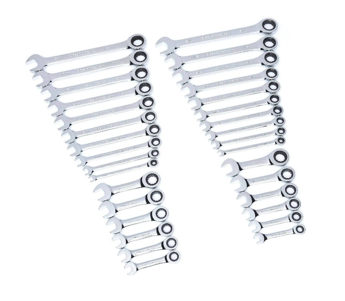 32-Piece Combination Ratcheting Wrench Set with Carrying Case S803065