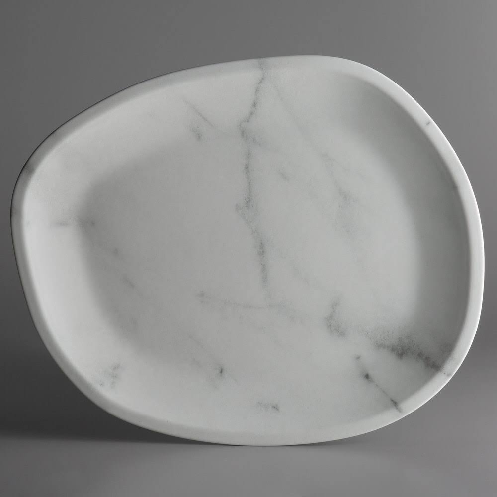 Marble Melamine Oblong Platter Z715765