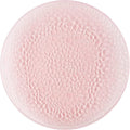13" Round Translucent Pink Plastic Plates K406