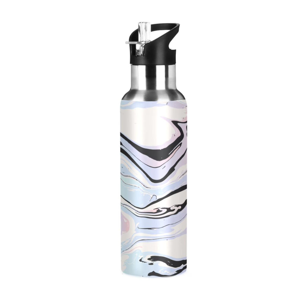 Stainless Steel Vacuum Insulated Water Bottle with Straw Lid 20 OZ A10053