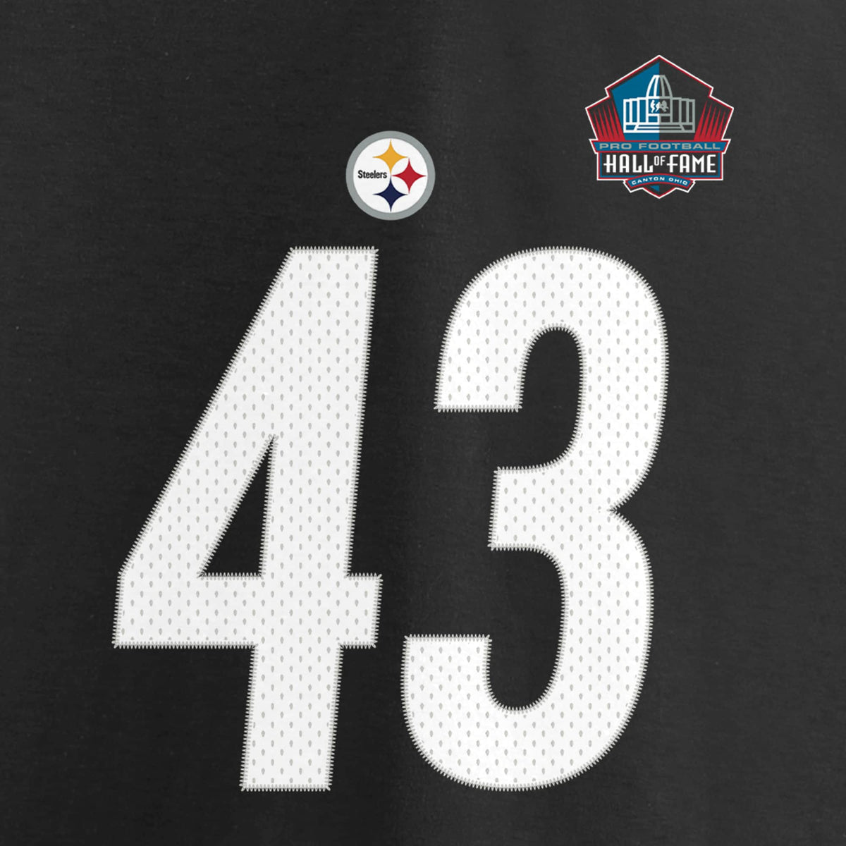 Black Pittsburgh Steelers Retired Player Football D980839