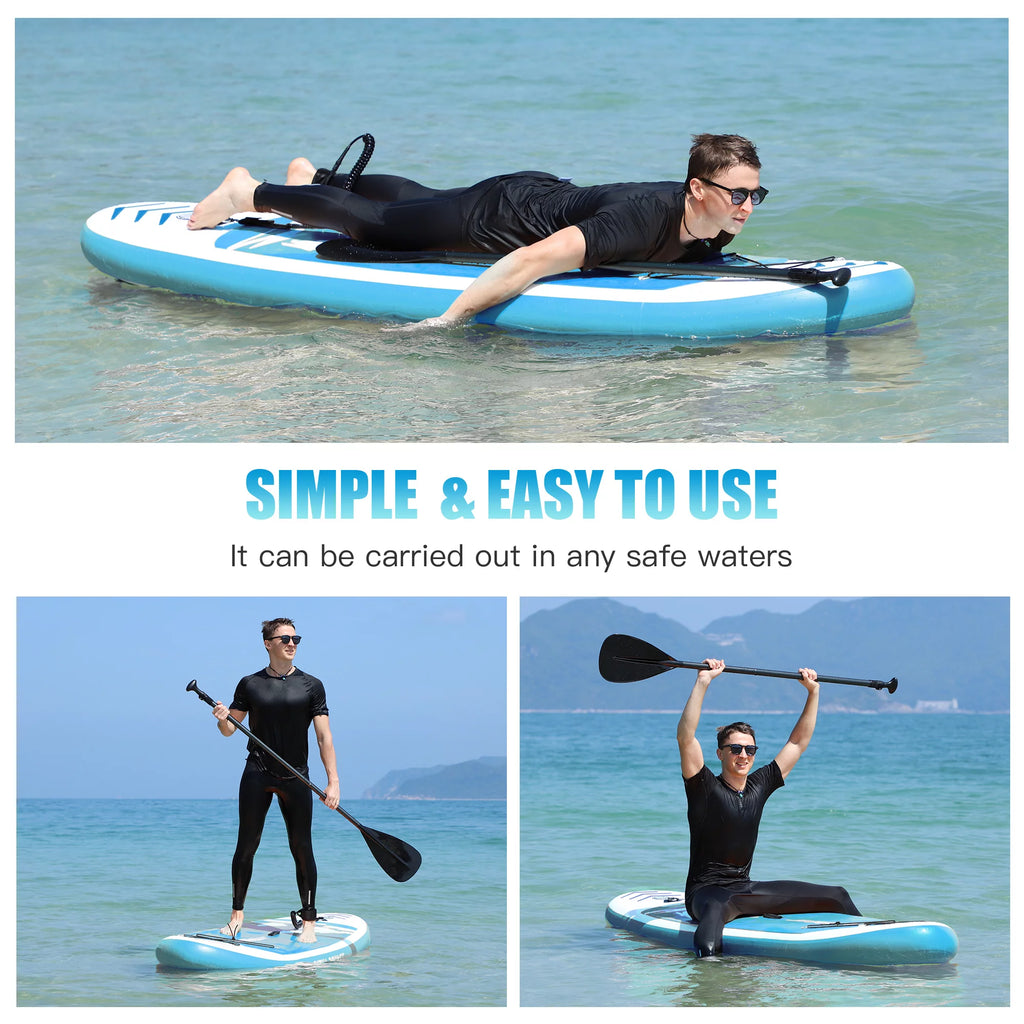 Inflatable Stand Up Paddle Board with Adjustable Paddle W87440
