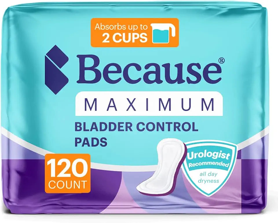 Incontinence Pads for Women Maximum Absorbency 120 Count X81031