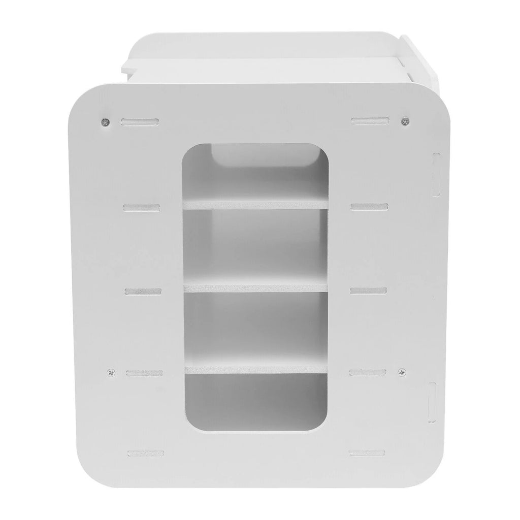 5 Tier White PVC Desktop Letter Tray Organizer X94354