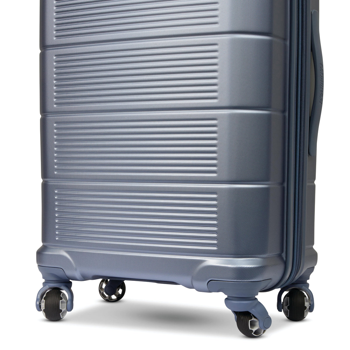 Slate Blue Hardside Medium Checked Spinner Luggage V9742