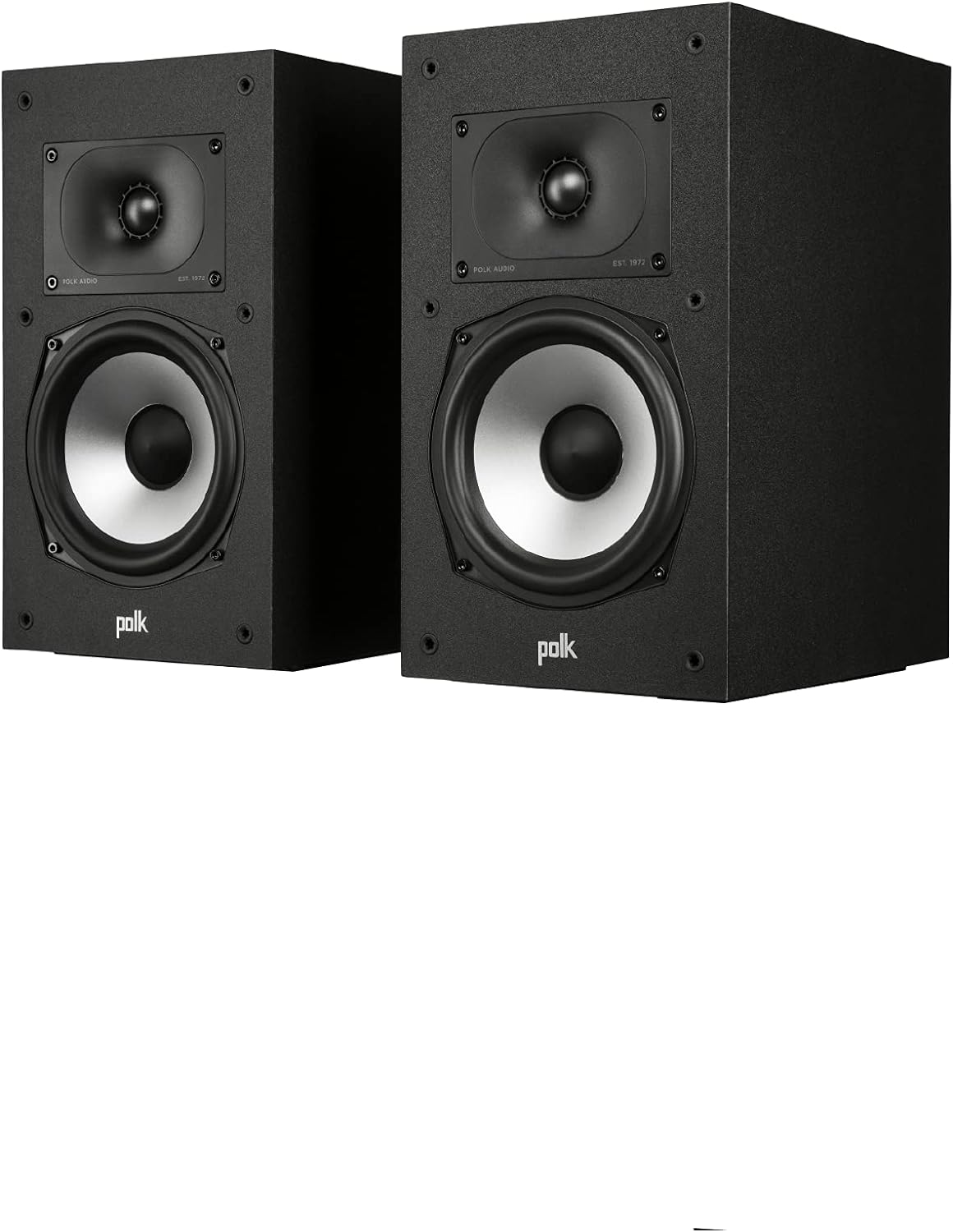 Pair of Bookshelf Speakers, Midnight Black H7491