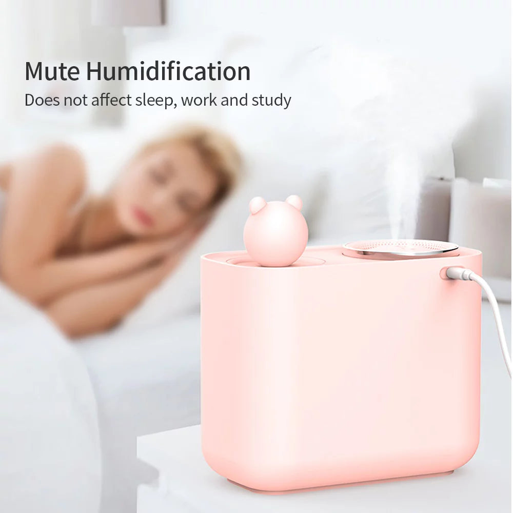 Orange Ultrasonic Humidifier 3L Water Tank T910