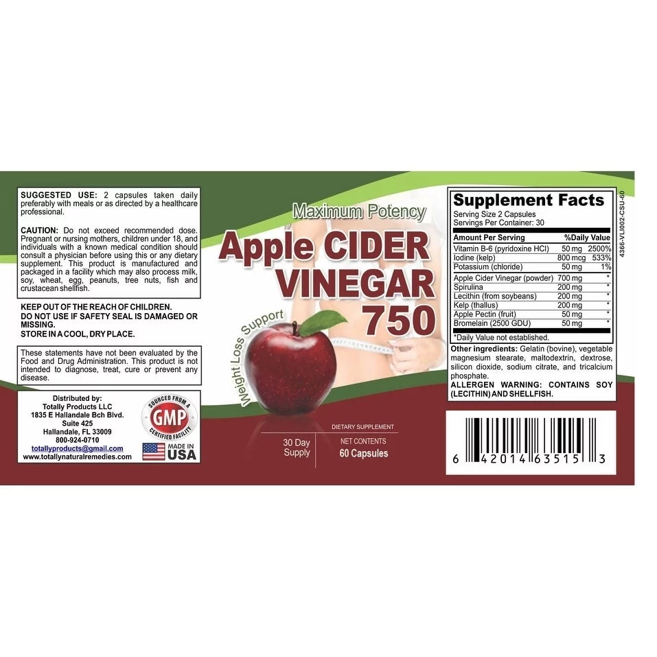 Apple Cider Vinegar Capsules Combo Pack Z67148
