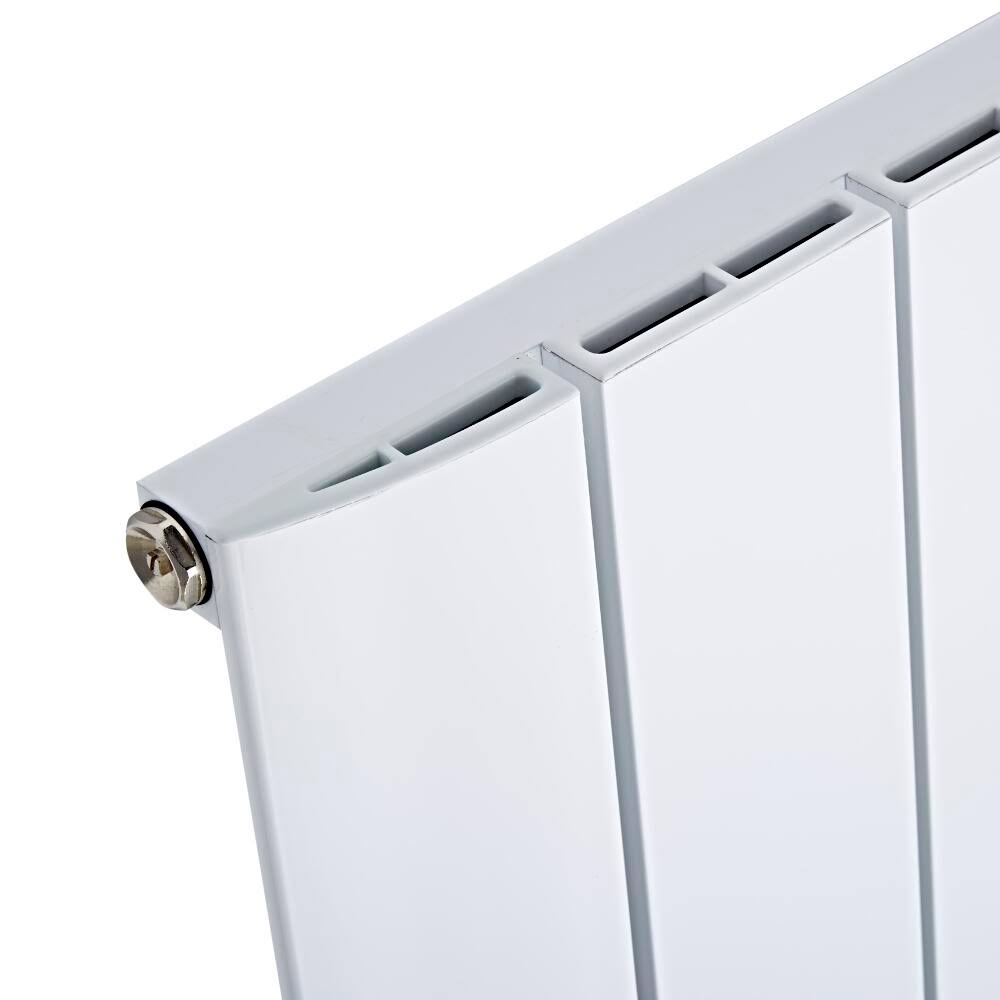 White Vertical Hot Water Radiator A9886