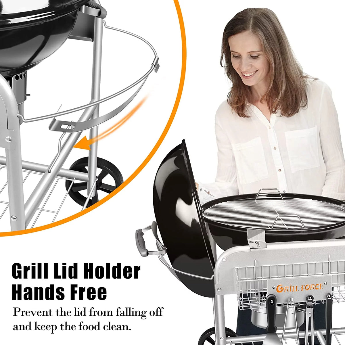 Grill Stand Cart for Charcoal Grills R22093
