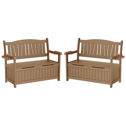 Grey HIPS Outdoor Storage Bench M8246