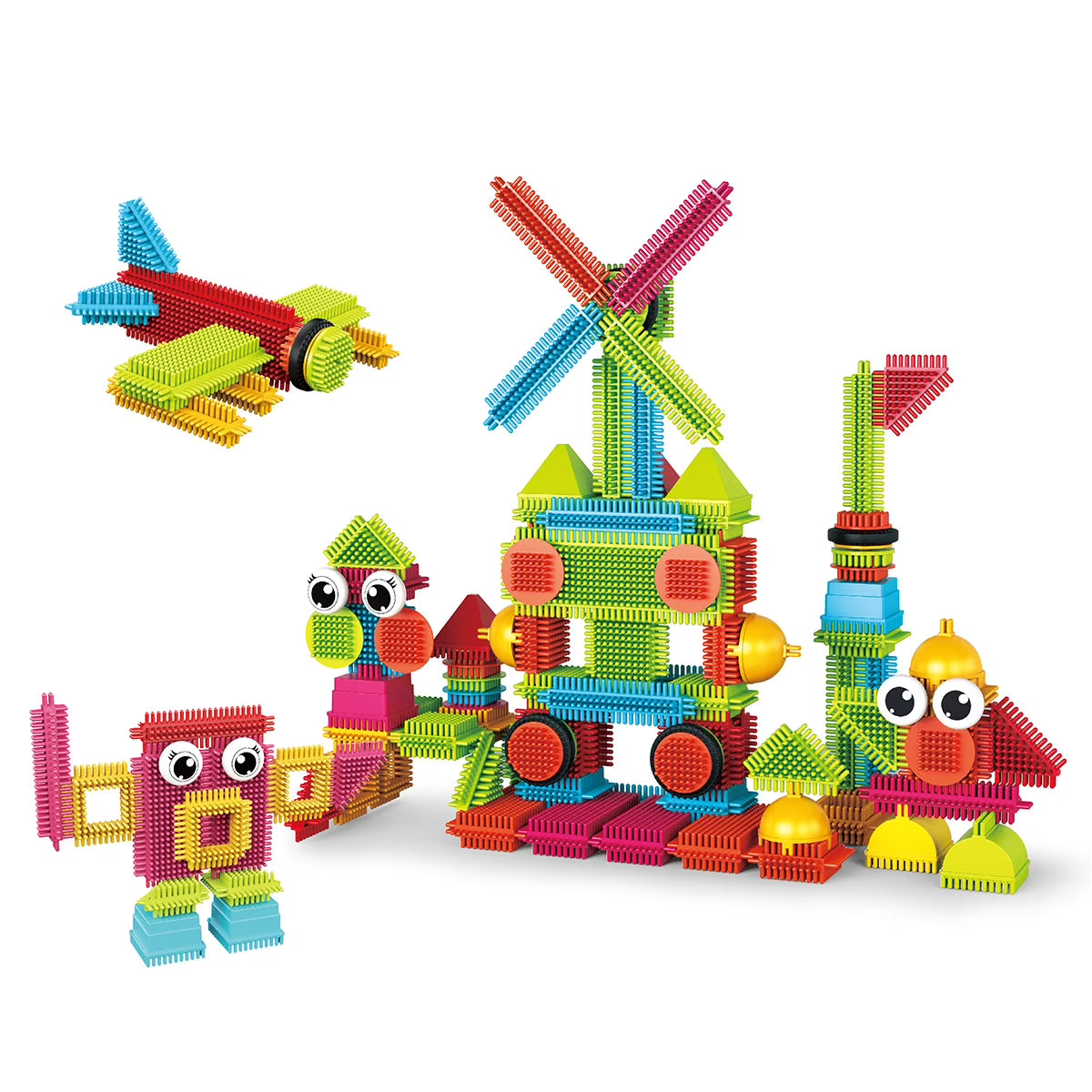 112 Pcs Hedgehog Building Blocks Toy Construction Playset H913066