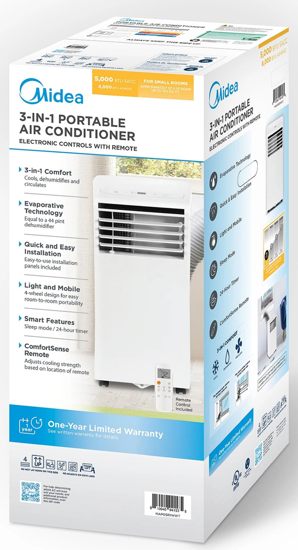 5,000 BTU 115V Portable Air Conditioner O238