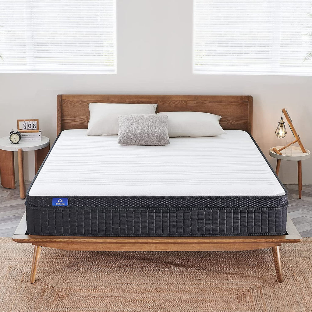 12 Inch King Spring and Memory Foam Hybrid Mattress A115589