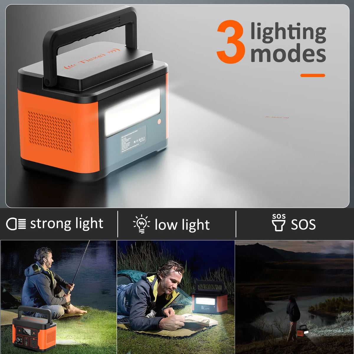 Portable Power Station 600W 550Wh LiFePO4 Battery M911880