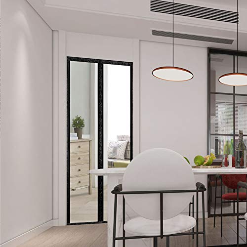 Transparent Insulated Door Curtain, Magnetic Thermal Door Cover, Self-Closing Magnetic Screen Door, Fits Doors up to 38" x 82" B2508