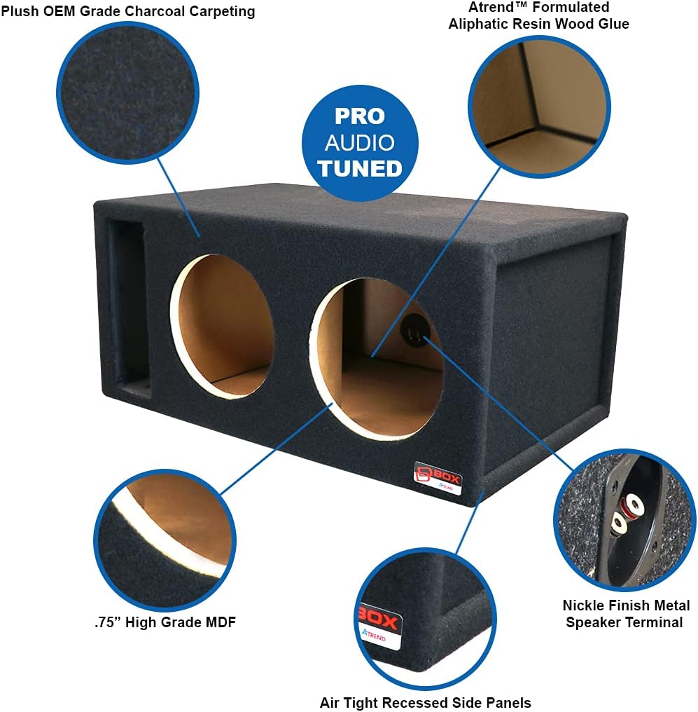 Dual Vented Woofer Enclosure W8547