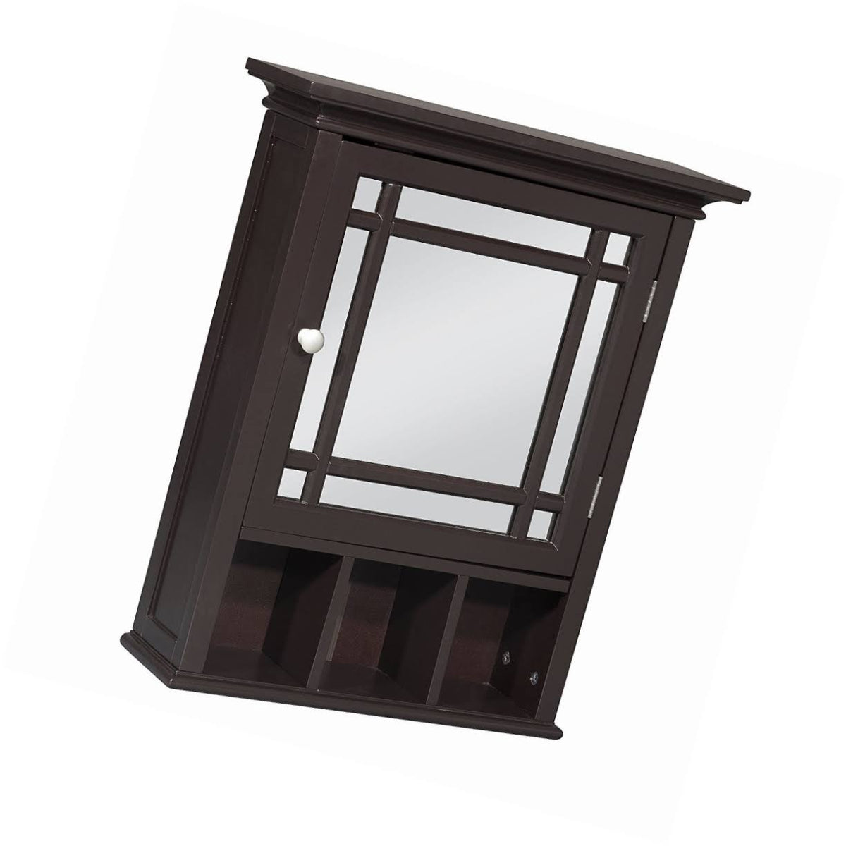 Dark Espresso Wall Medicine Cabinet L669