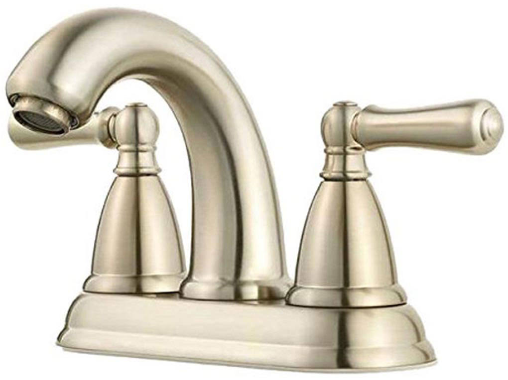 2-Handle Centerset Bathroom Faucet Brushed Nickel A103038