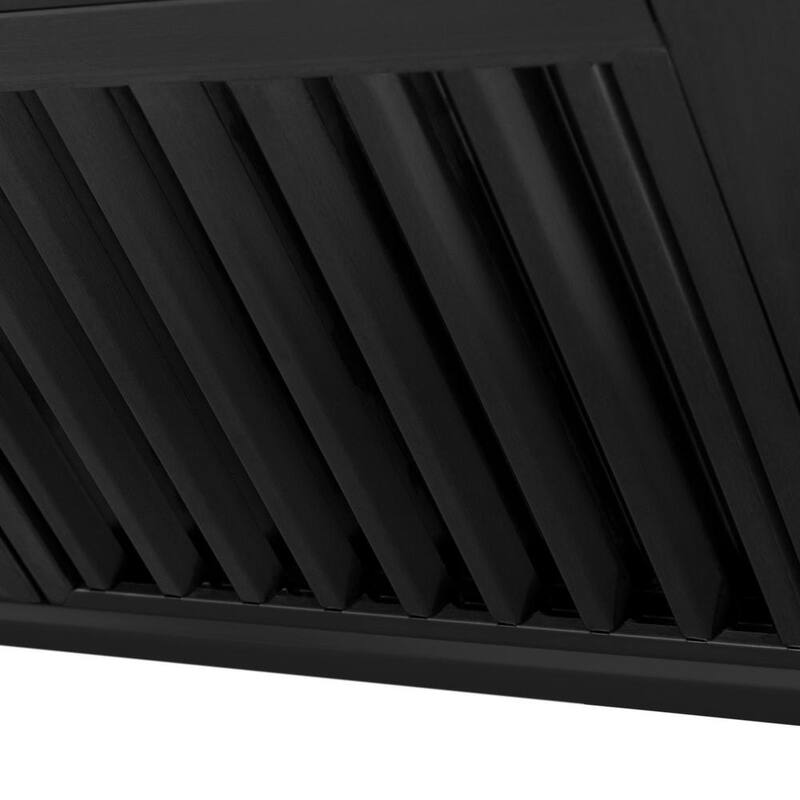 30 in. 400 CFM Convertible Wall Mount Range Hood Black Stainless Steel S7699