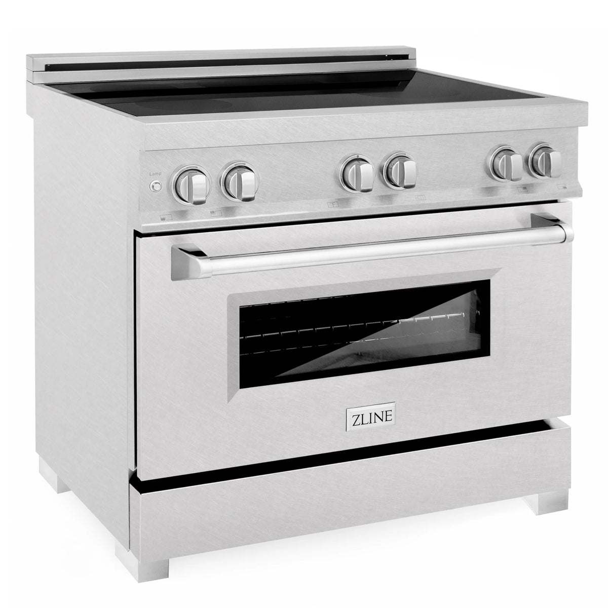 36 4.6 cu. ft. Induction Range with 5 Element Stove and Electric Oven in Stainless Steel J8348