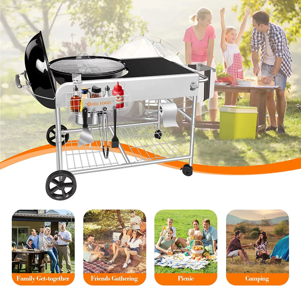 Grill Stand Cart for Charcoal Grills R22093