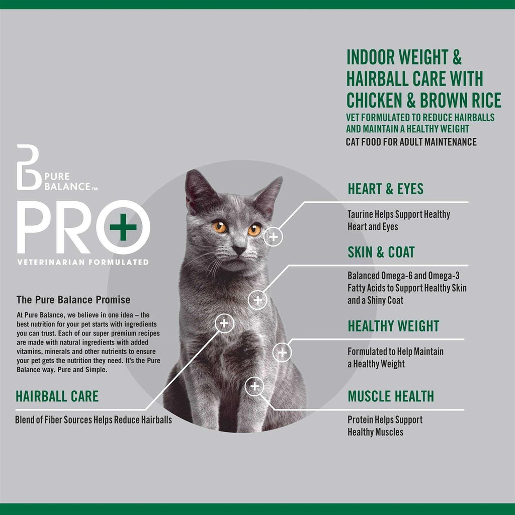 Indoor Weight & Hairball Care Dry Cat Food Z2865