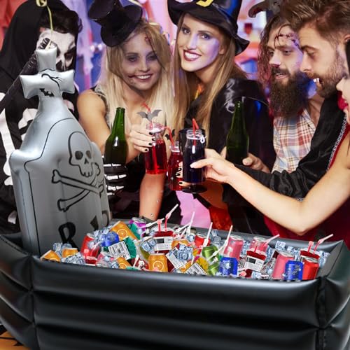 Inflatable Tombstone Coffin Drink Cooler F130