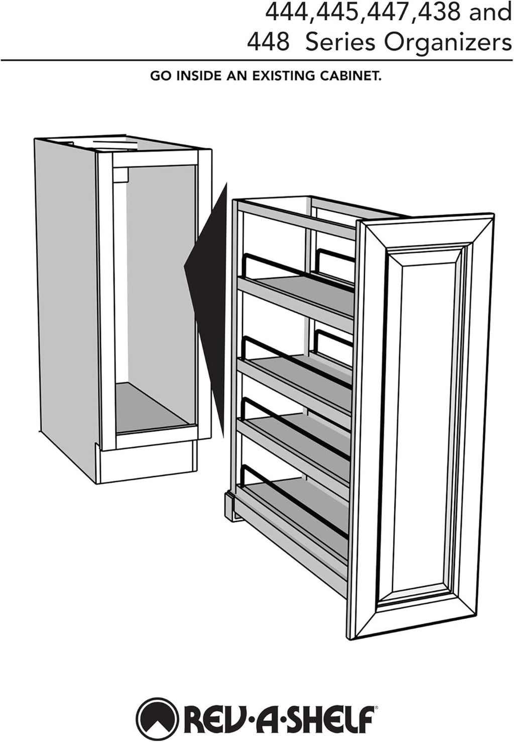 Kitchen Utensil Pull Out Cabinet Organizer with Soft-Close Slides M308160