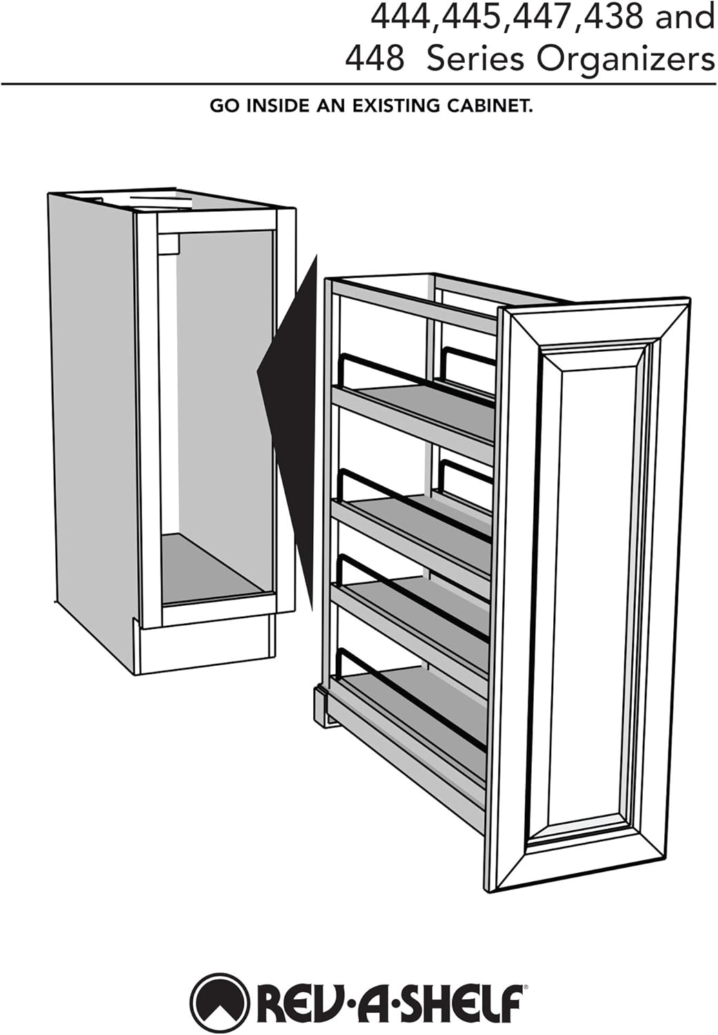 Kitchen Utensil Pull Out Cabinet Organizer with Soft-Close Slides M308160