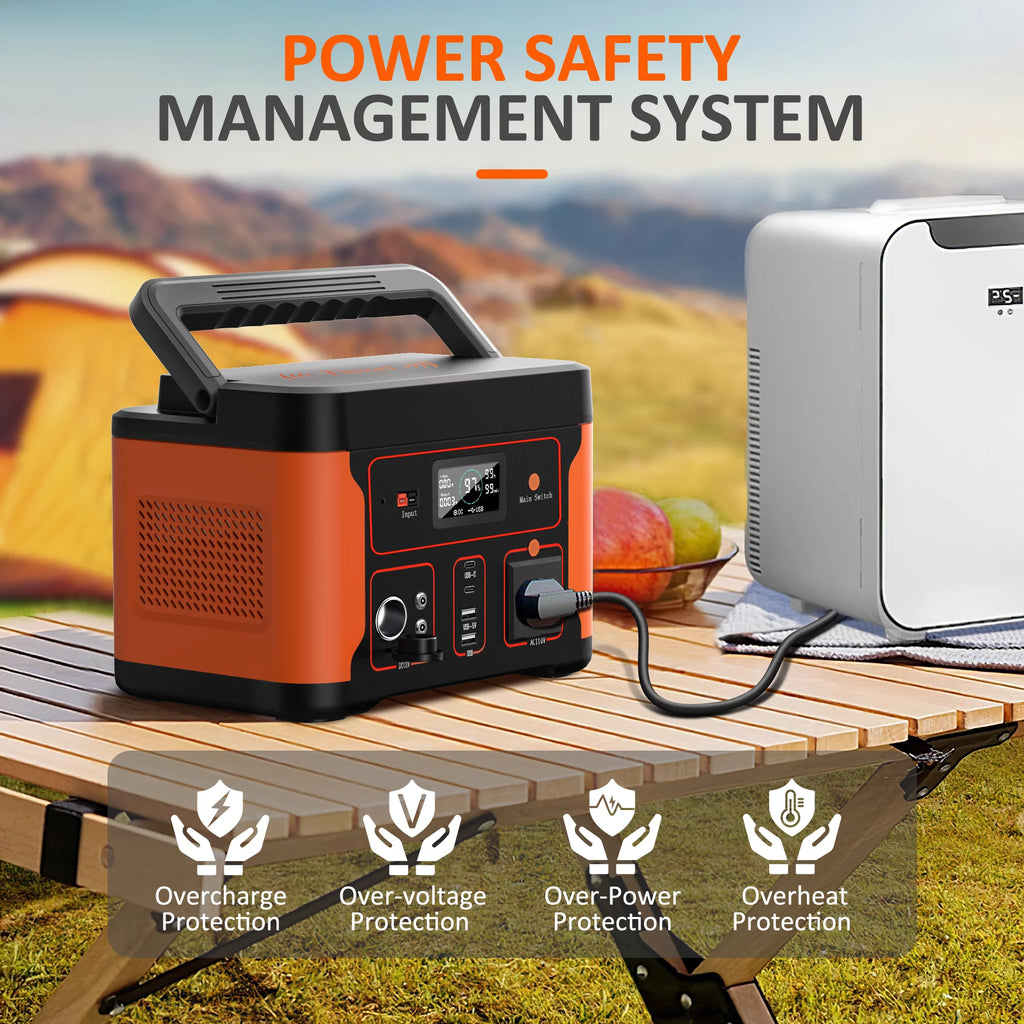 Portable Power Station 600W 550Wh LiFePO4 Battery M911880