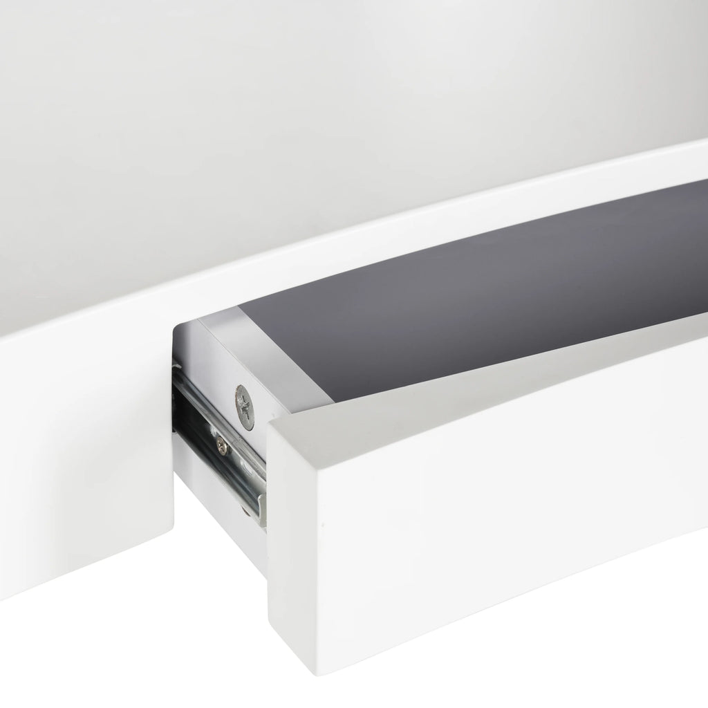 White One Drawer Desk Z4059