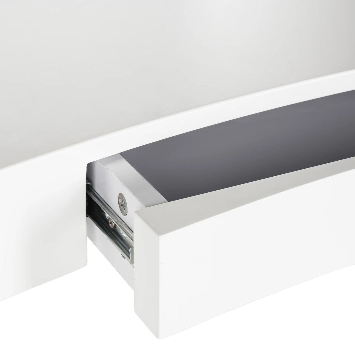 White One Drawer Desk Z4059
